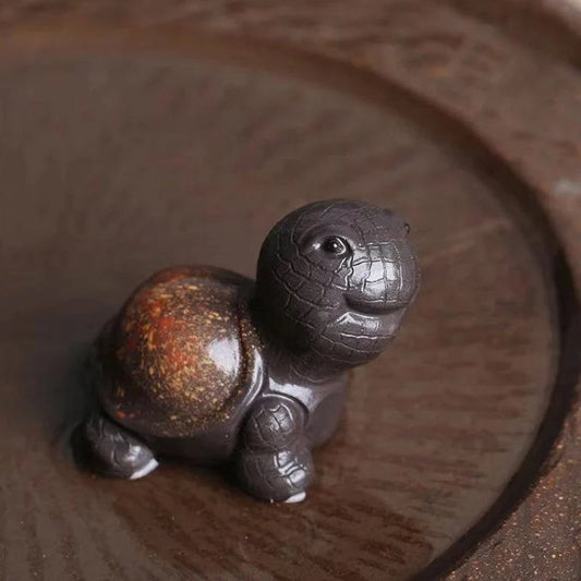 Mascottes de thé Tortoise en argile