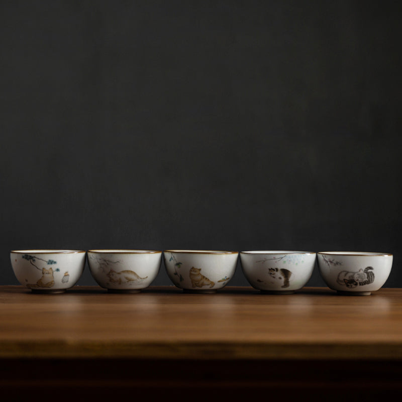 Tasse à thé céramique 120ml Grès Brun