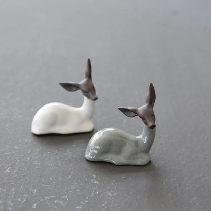 Mascottes de thé gazelle en cérammique