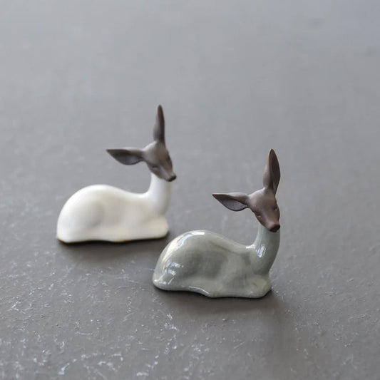 Mascottes de thé gazelle en cérammique