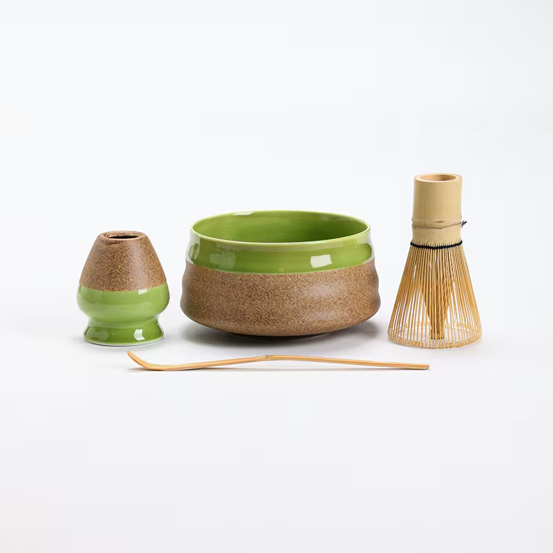 Set Matcha 500ml Luxe Bec Verseur Antidébordement