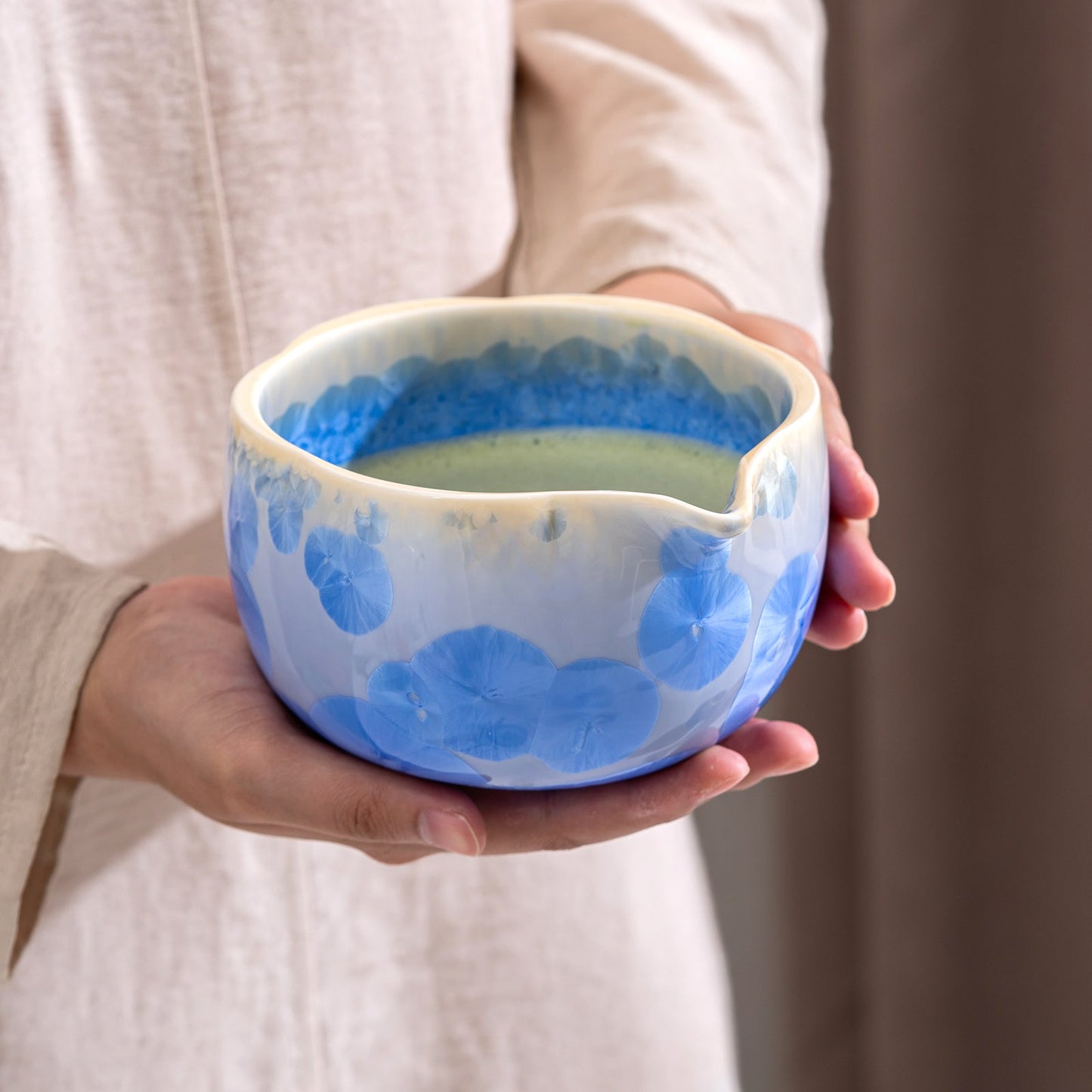Set de Matcha cristaline bleu 700ml
