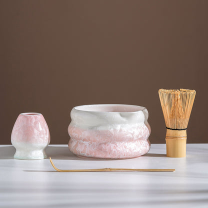 Set Matcha 550ml Transparent Fouet Visible Design
