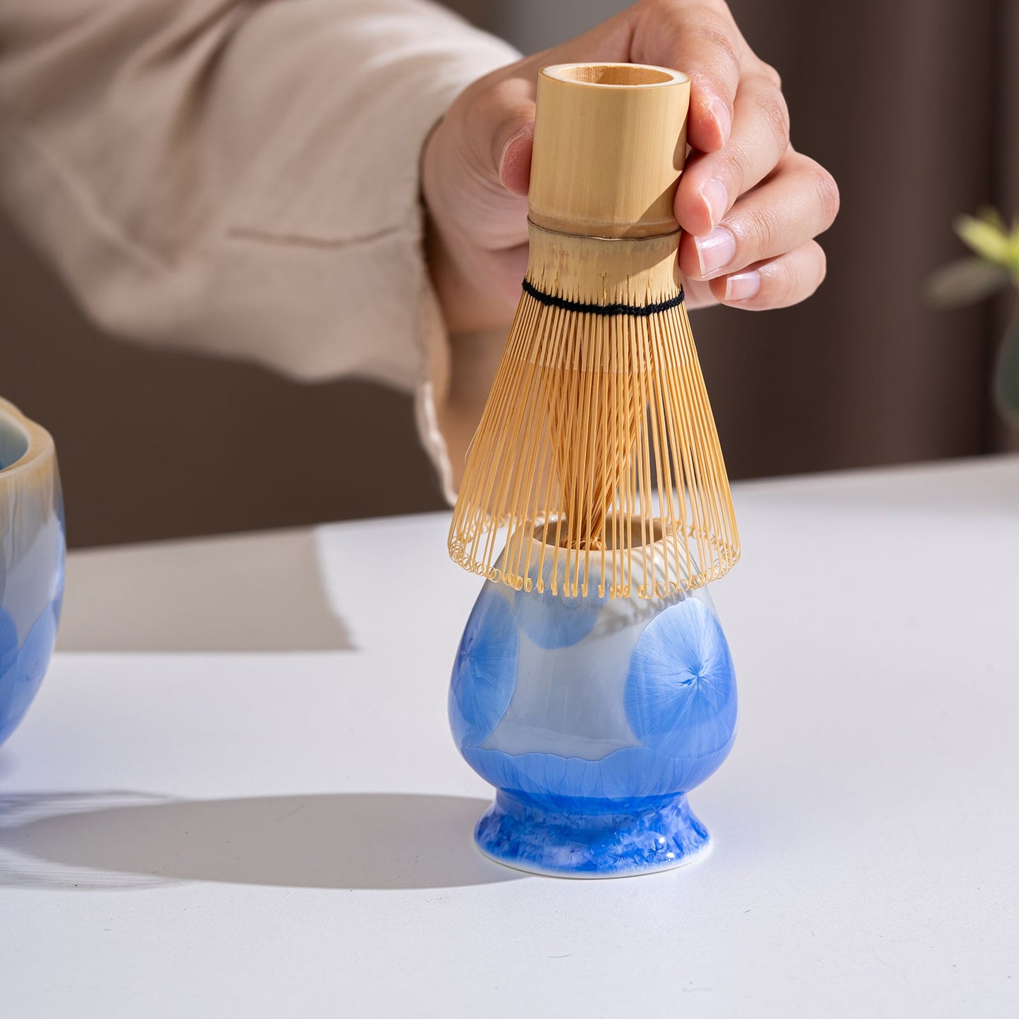 Set de Matcha cristaline bleu 700ml