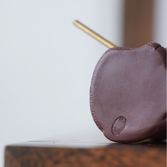 Mascotte de Thé Ours en Céramique