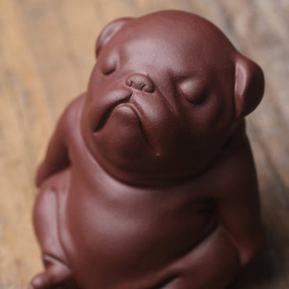 Mascottes de thé chien en argile