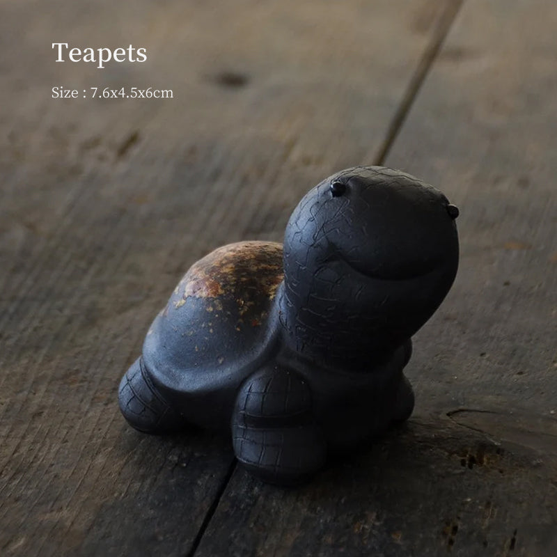 Mascottes de thé Tortoise en argile