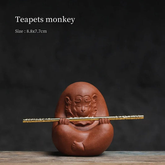 Mascottes de thé singe buddha zen
