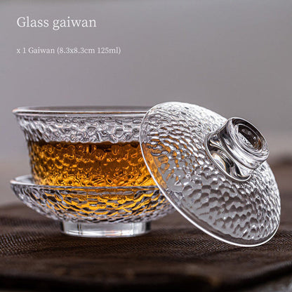 Gaiwans verre bullé