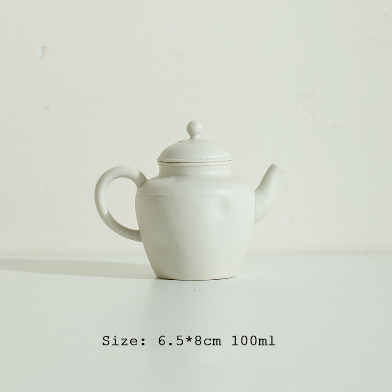 Théières en céramique 100ml Blanc simple