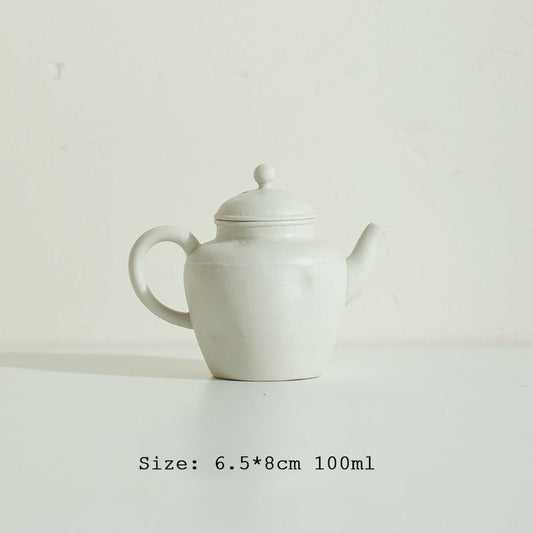 Théières en céramique 100ml Blanc simple