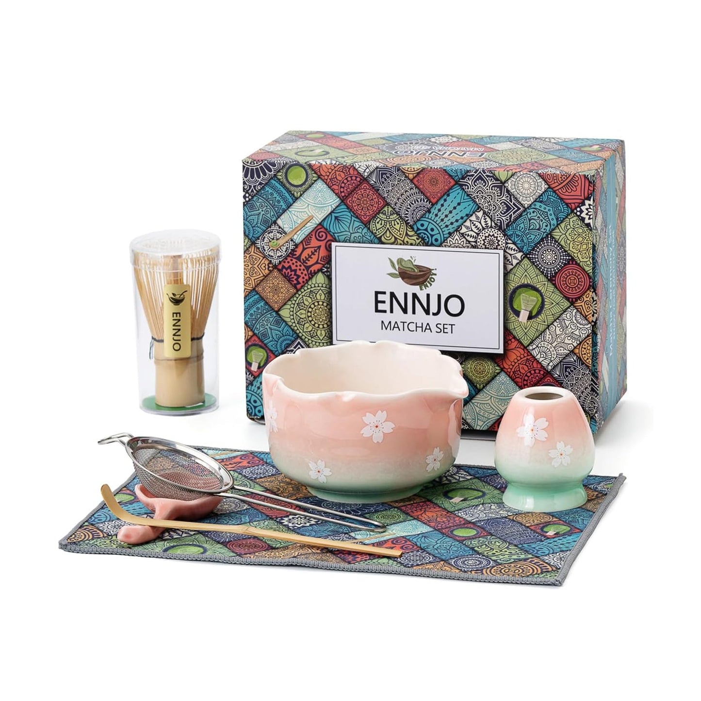 Set Matcha 500ml Sakura Dégradé Rose Zen Japonais