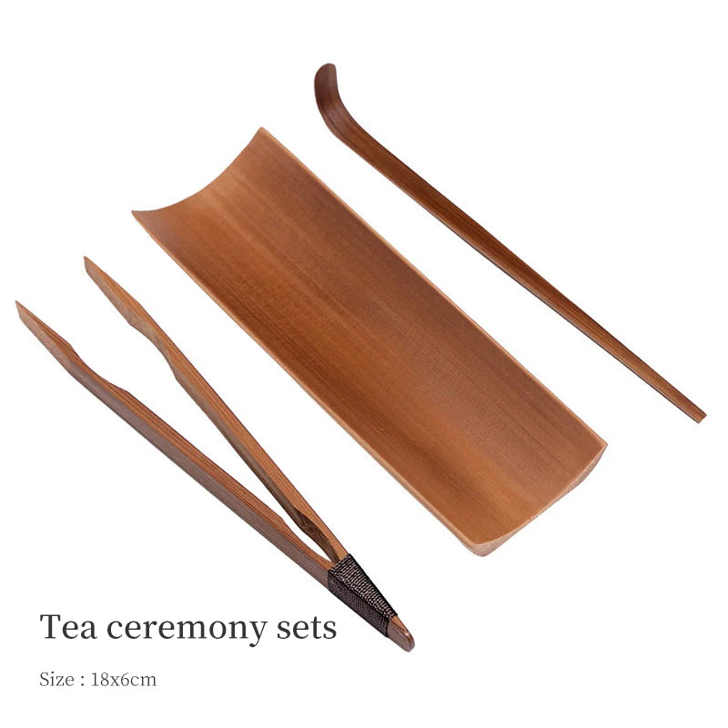 Services Cha Dao en Bamboo 3 pièces