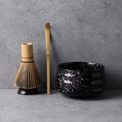 Set Matcha 500ml Fouet Tamis Inox Chashaku