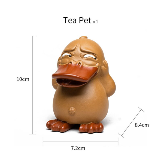 Mascotte de Thé Chèvre en Céramique