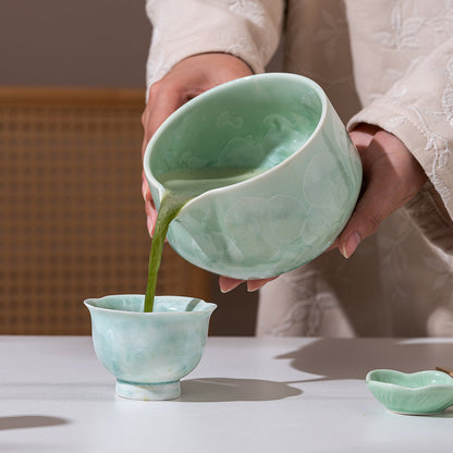 Set Matcha 550ml Verre Clair Cérémoniel Cadeau