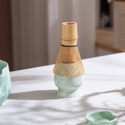 Set Matcha 550ml Verre Clair Cérémoniel Cadeau