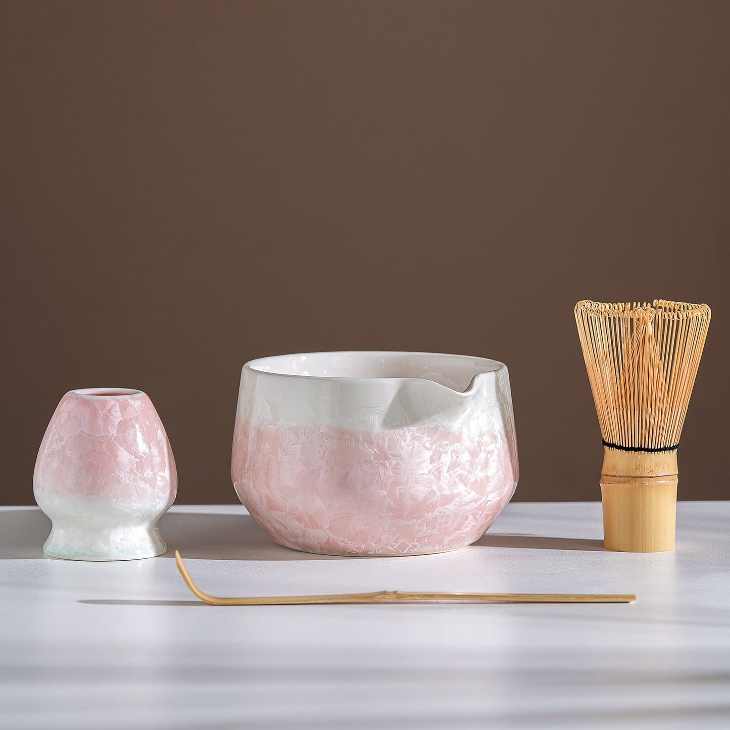 Set Matcha 550ml Bol Verre Rituel Thé Quotidien