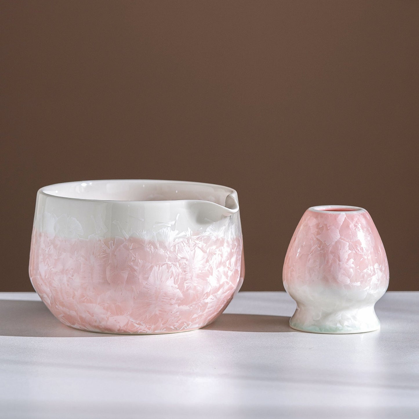 Set Matcha 550ml Bol Verre Rituel Thé Quotidien