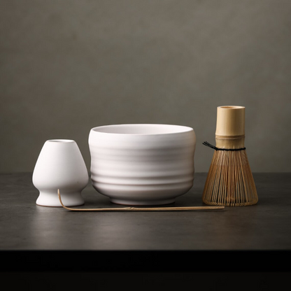 Set Matcha 470ml Japonais Authentique Bambou Fouet