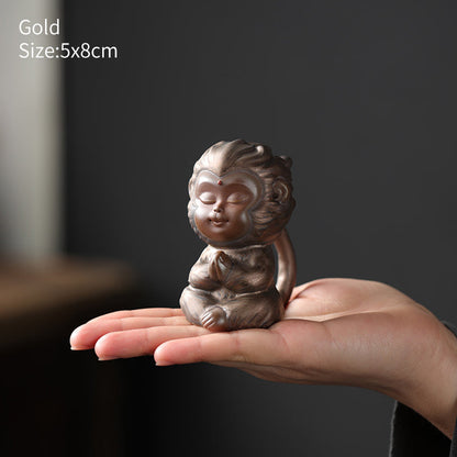 Mascottes de thé singe buddha