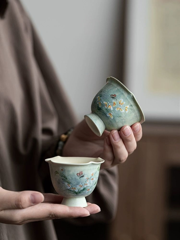 Tasse à thé céramique 65ml Artisanale