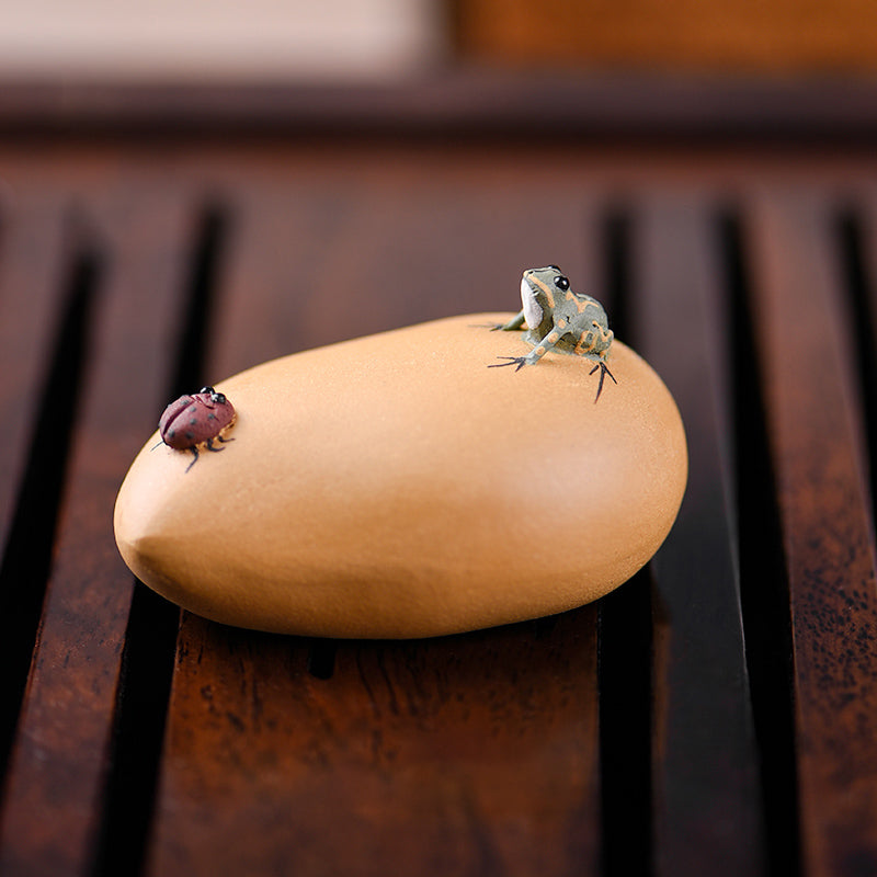 Mascottes de thé coccinelle en argile