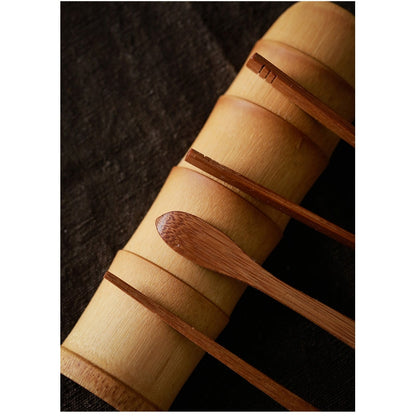 Services Cha Dao en Bamboo 4 pièces