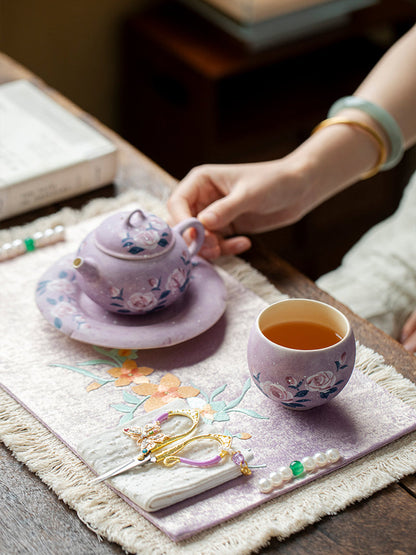 Tasse à thé céramique 150ml Motif Floral
