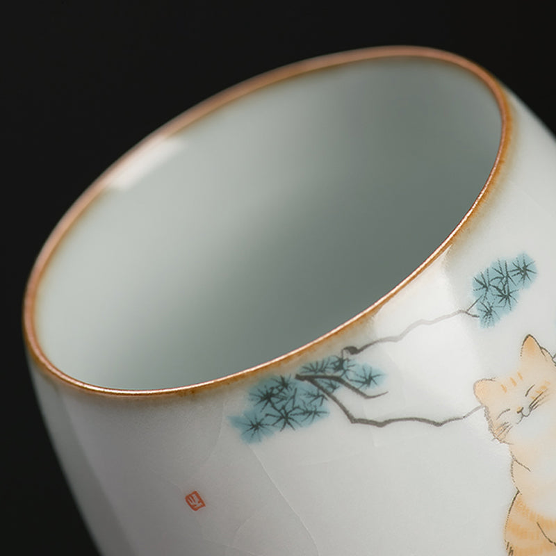 Tasse à thé céramique 120ml Blanche