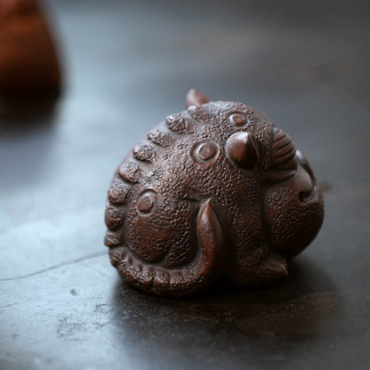 Mascotte de Thé Dragon Impérial en Argile