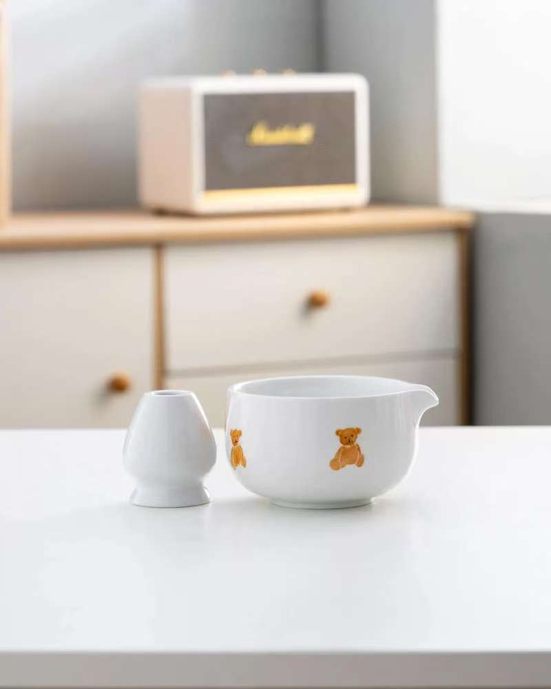 Set de matcha 450ml 3 ours