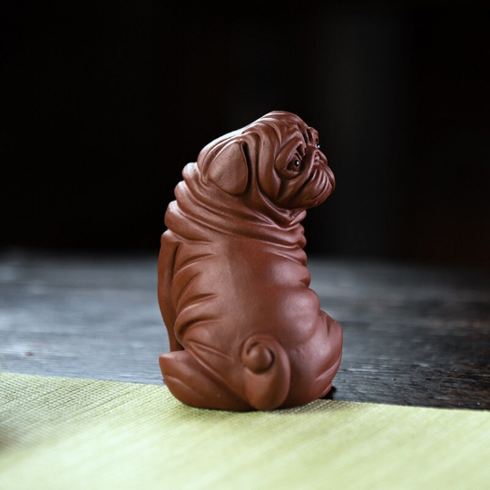 Mascotte de Thé Crapaud en Céramique