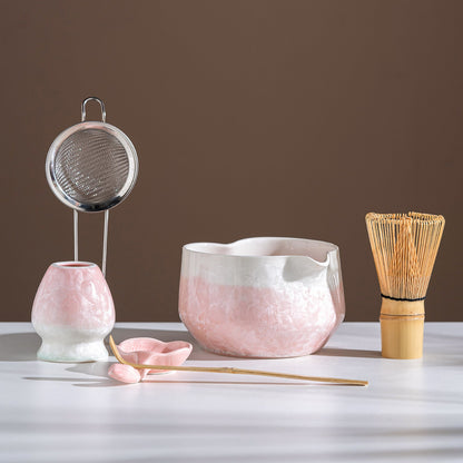 Set Matcha 550ml Contemporain Verre Chic Épuré