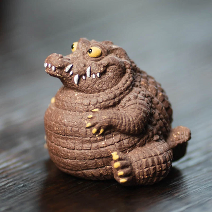 Mascotte de Thé Bouddha Rieur en Zisha