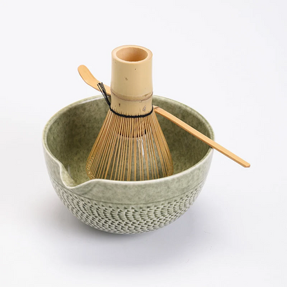Set Matcha 500ml Chawan Bol Artisanal Élégant