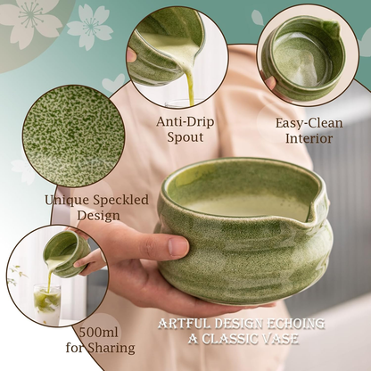 Set Matcha 500ml Sakura Fleurs Cerisier Rose