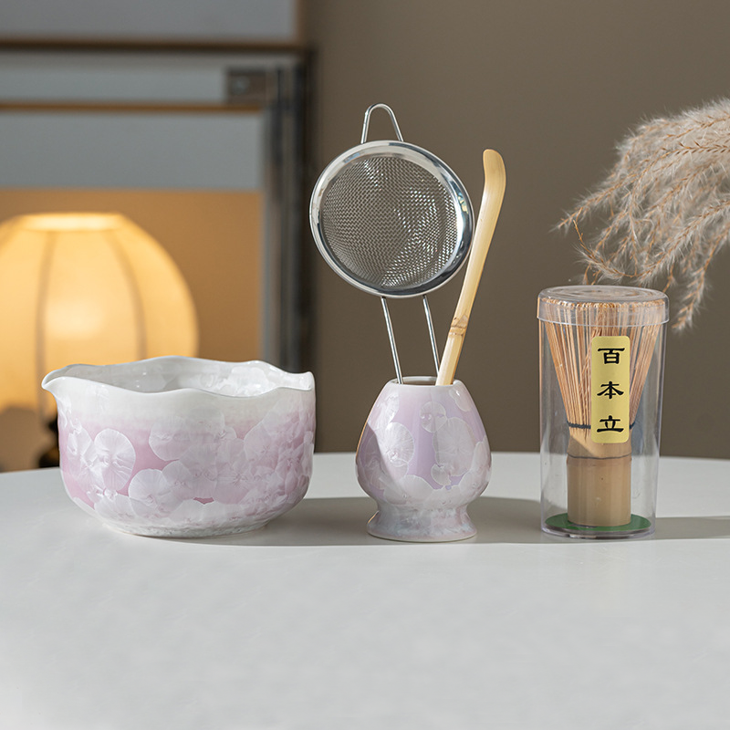 Set Matcha 530ml Bol Contour Ondulé Design Unique