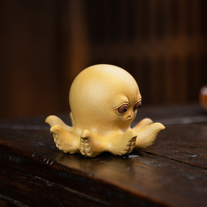 Mascotte de Thé Bouddha Méditant en Céramique