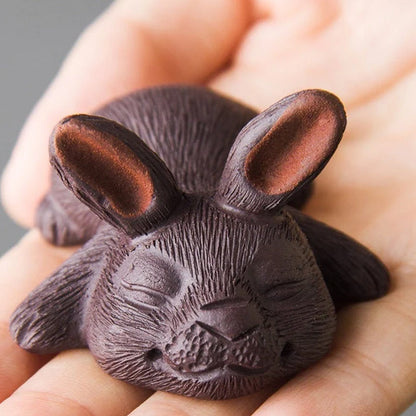Mascottes de thé lapin en argile