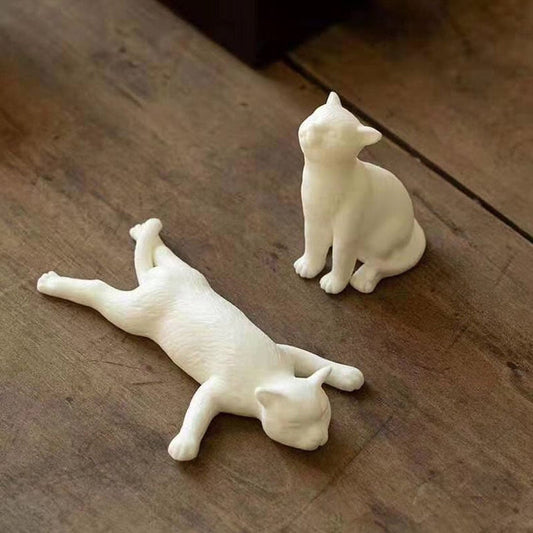 Mascottes de thé chat