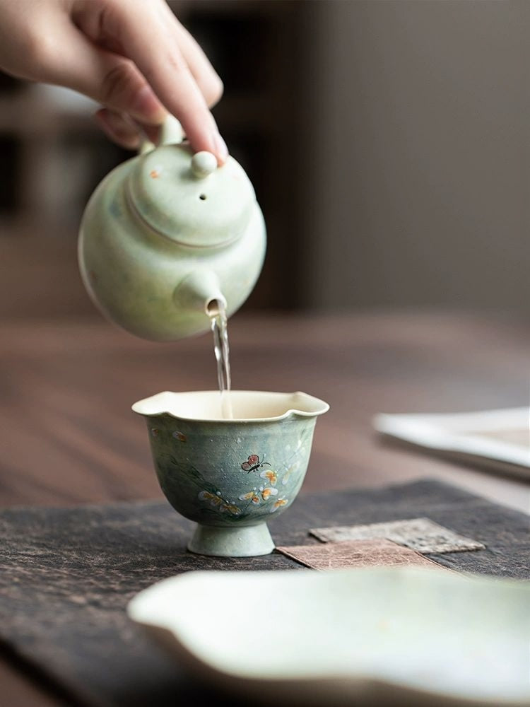 Tasse à thé céramique 65ml Artisanale