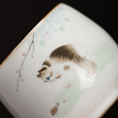 Tasse à thé céramique 120ml Blanche