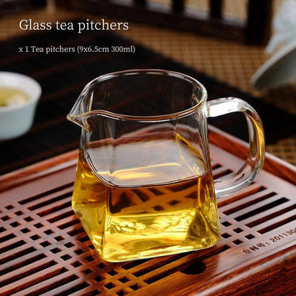 Théières en verre 300ml carré