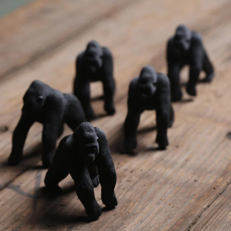 Mascottes de thé Gorilla en céramique