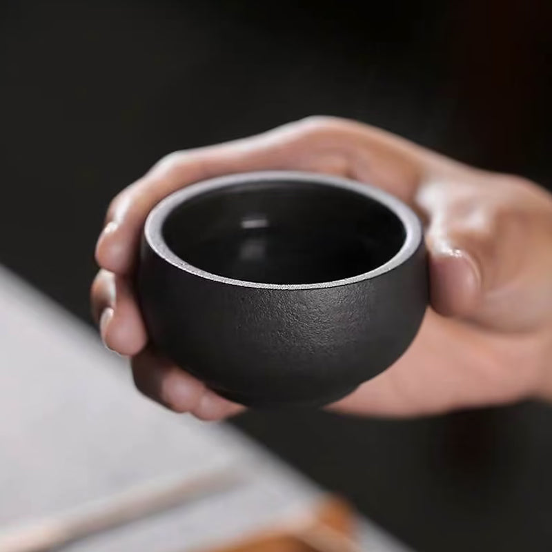 Tasse à thé céramique 90/100ml Contrastée