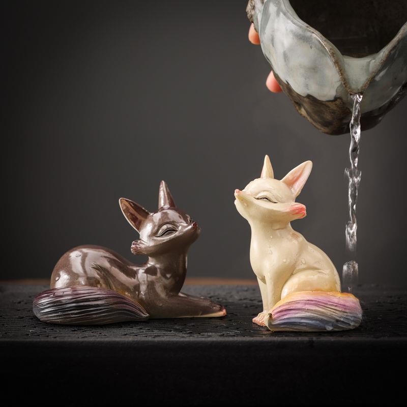 Mascottes de thé renard