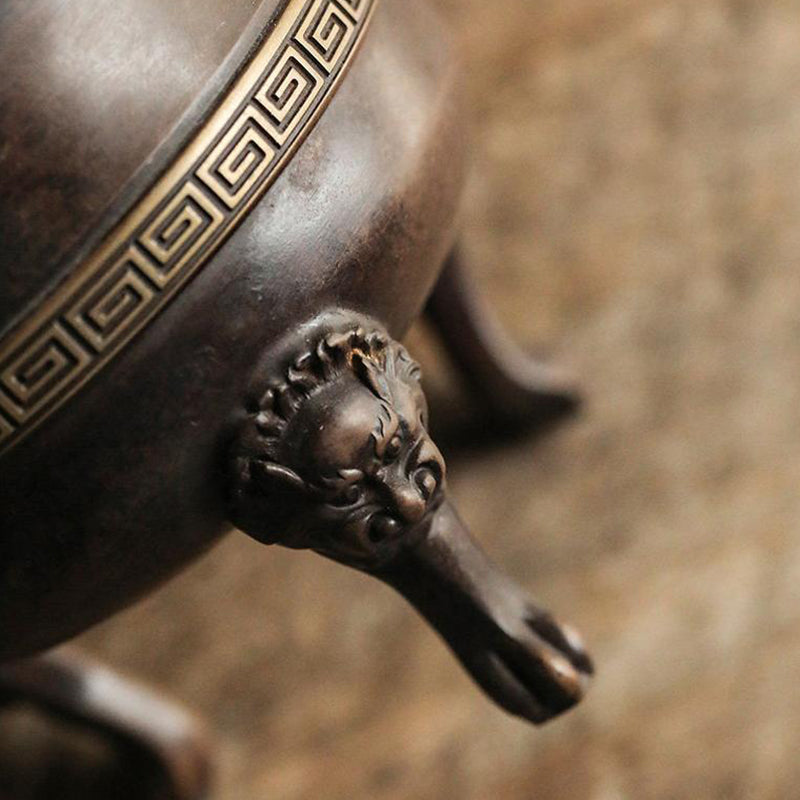 Mascottes de thé Brûleur d'encens lion