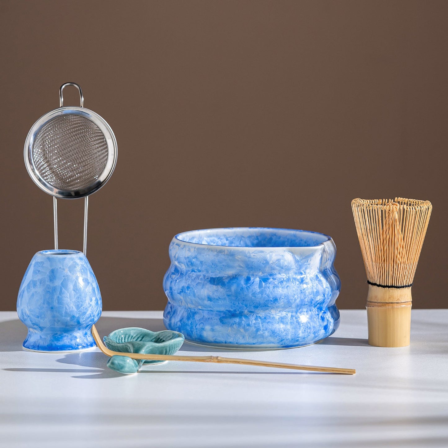 Set Matcha 550ml Verre Borosilicate Léger Raffiné