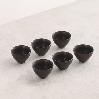 Tasse à thé céramique 30ml Set de 6